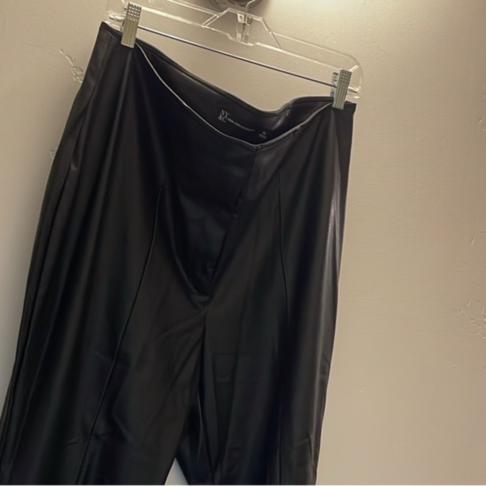 INC Black PLeather Straight New York